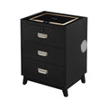 Rio Nightstand With Electronic Features In Black