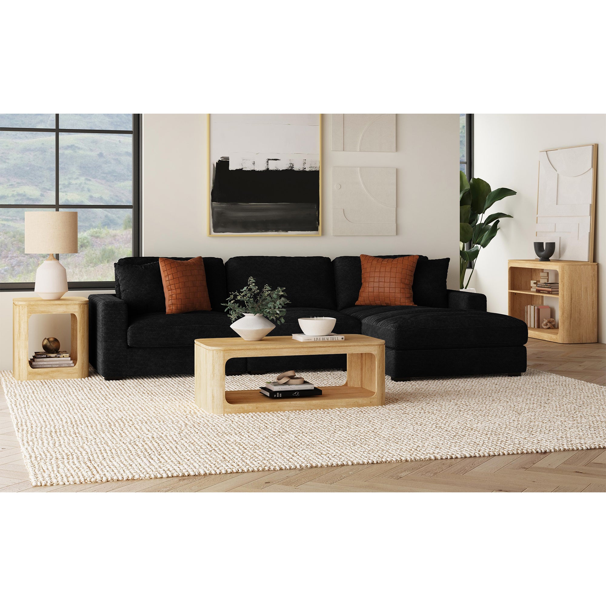 Rosalie Sofa Table In Natural