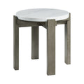 Rosamel Round End Table In Ash Brown