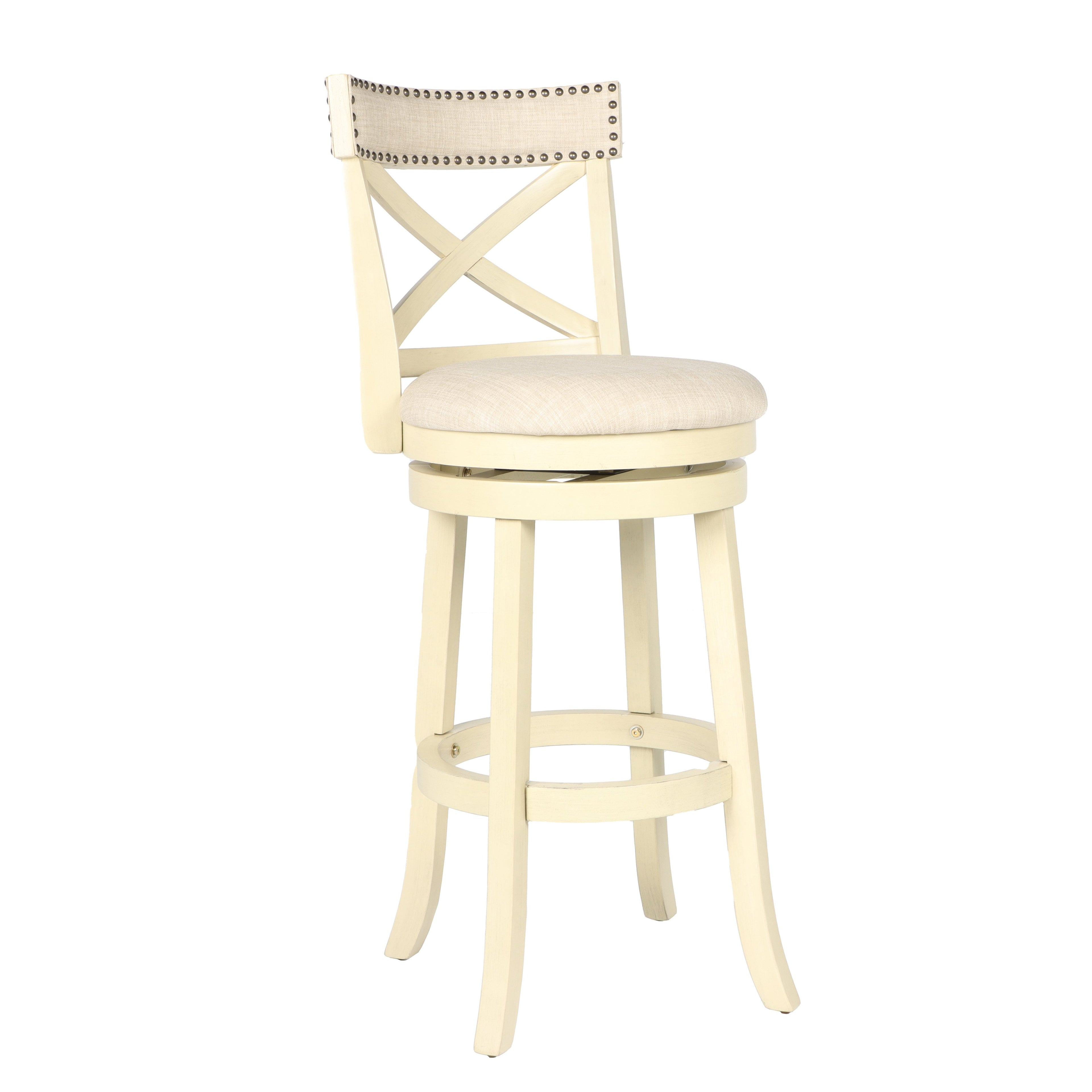 York 29" Bar Stool-White