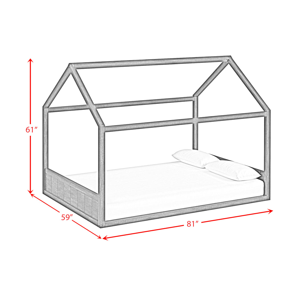 Sami Full Montessori Bed In Grey