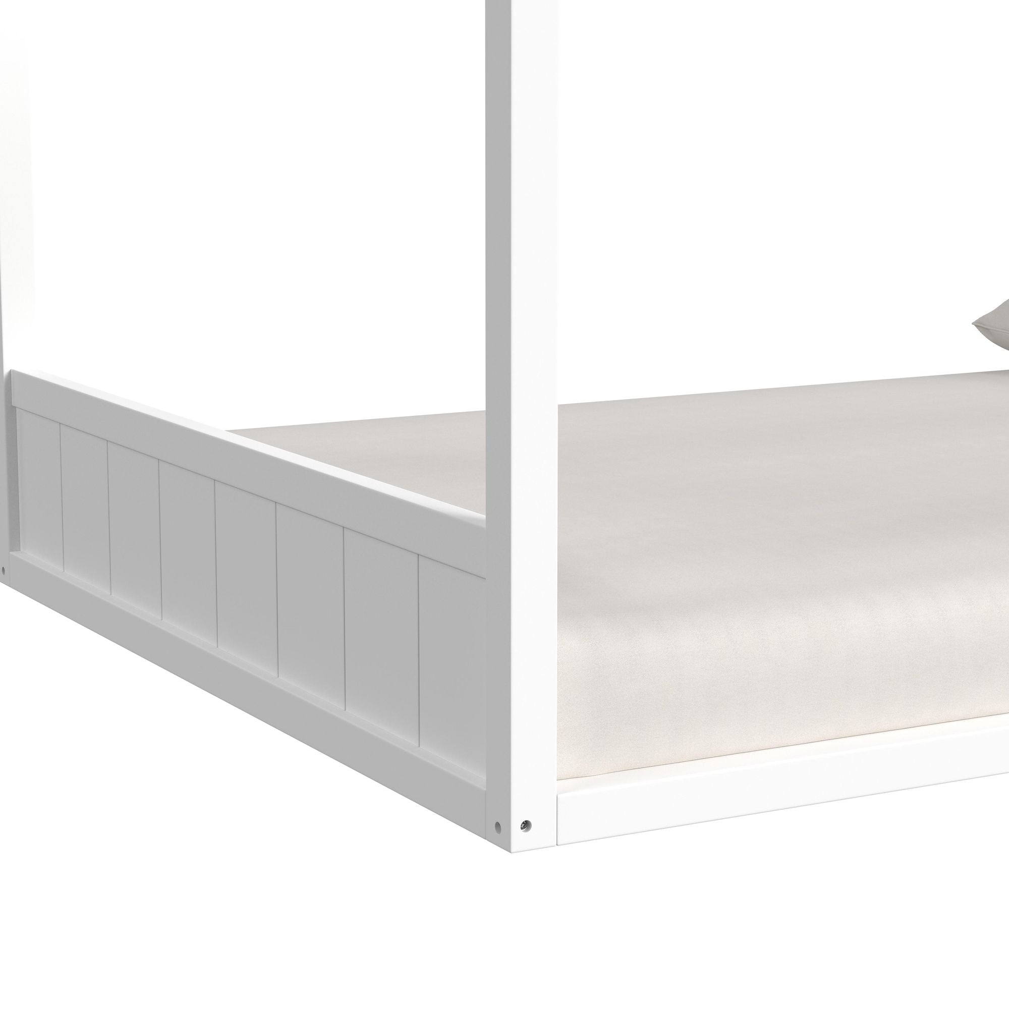 Sami Full Montessori Bed In White