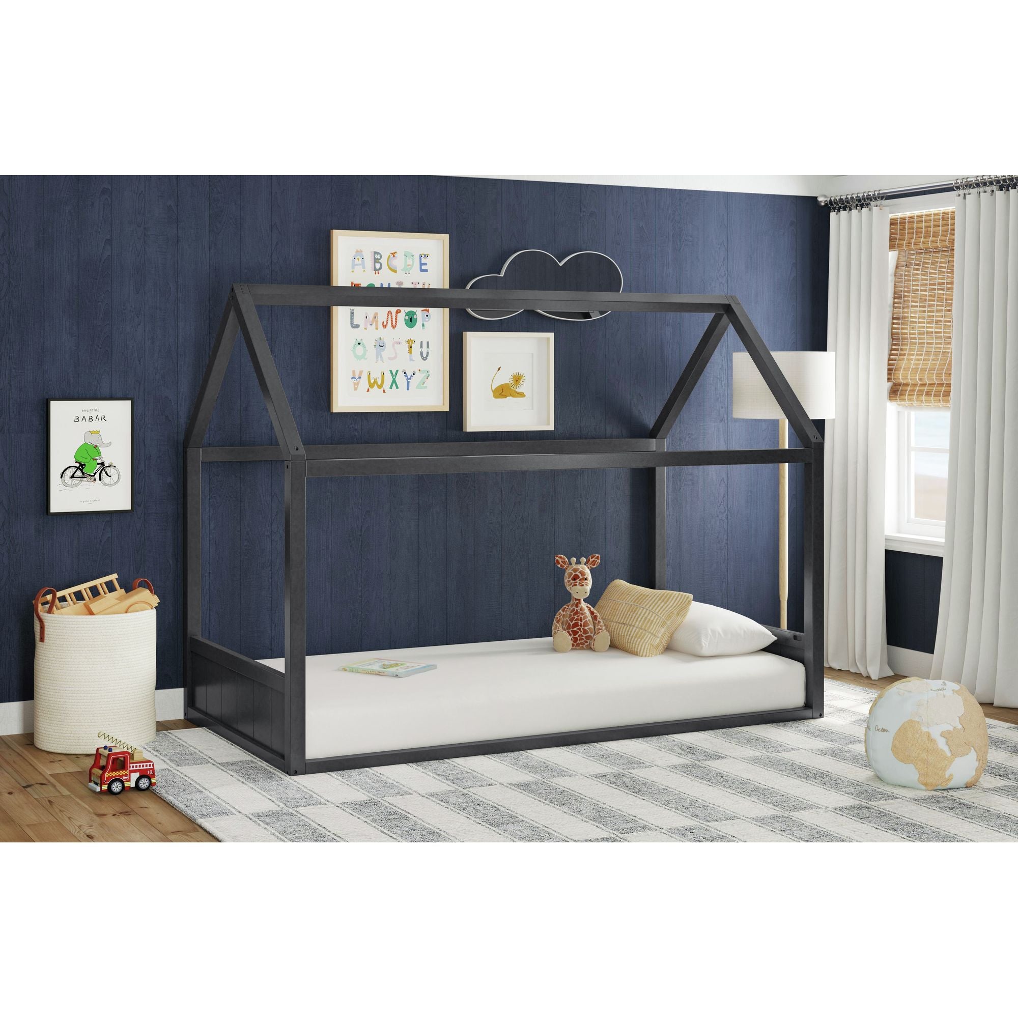 Sami Twin Montessori Bed In Grey