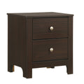 Sami Youth 2-Drawer Nightstand In Espresso
