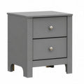 Sami Youth 2-Drawer Nightstand In Grey