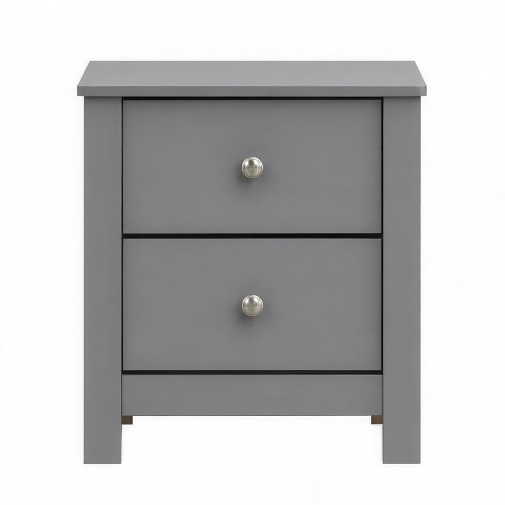 Sami Youth 2-Drawer Nightstand In Grey