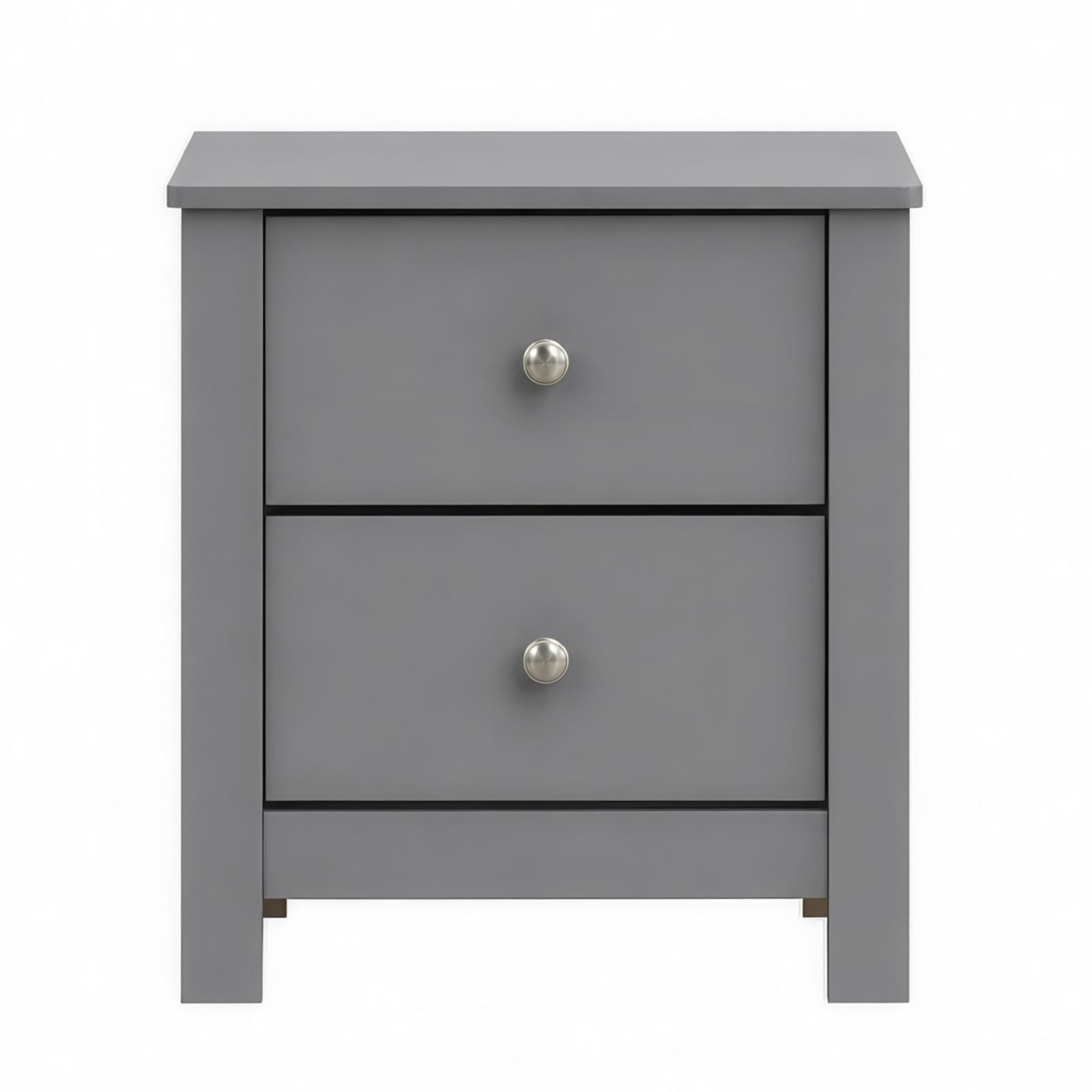 Sami Youth 2-Drawer Nightstand In Grey