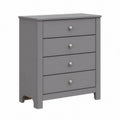 Sami Youth 4-Drawer Chest In Grey