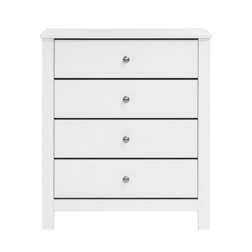 Sami Youth 4-Drawer Chest In White