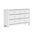 Sami Youth 6-Drawer Dresser In White