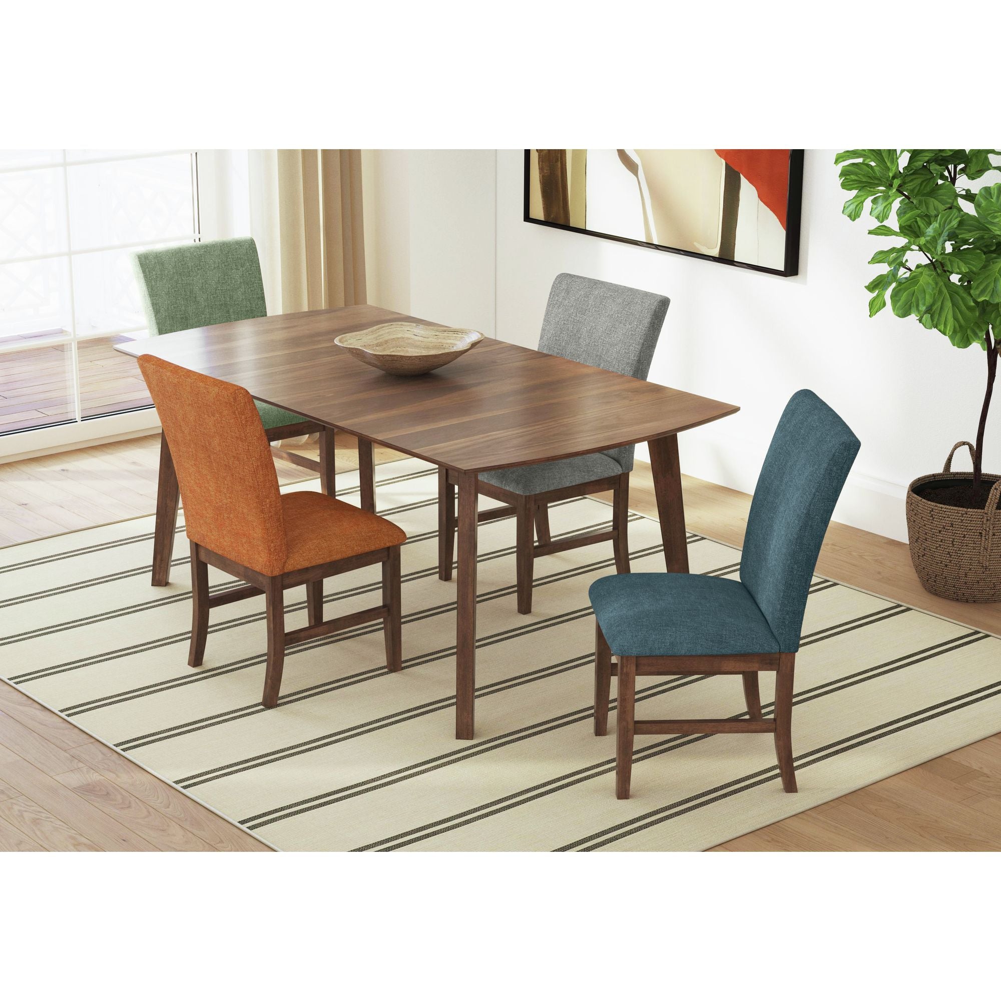 Santa Barbara Rectangular Dining Table In Walnut