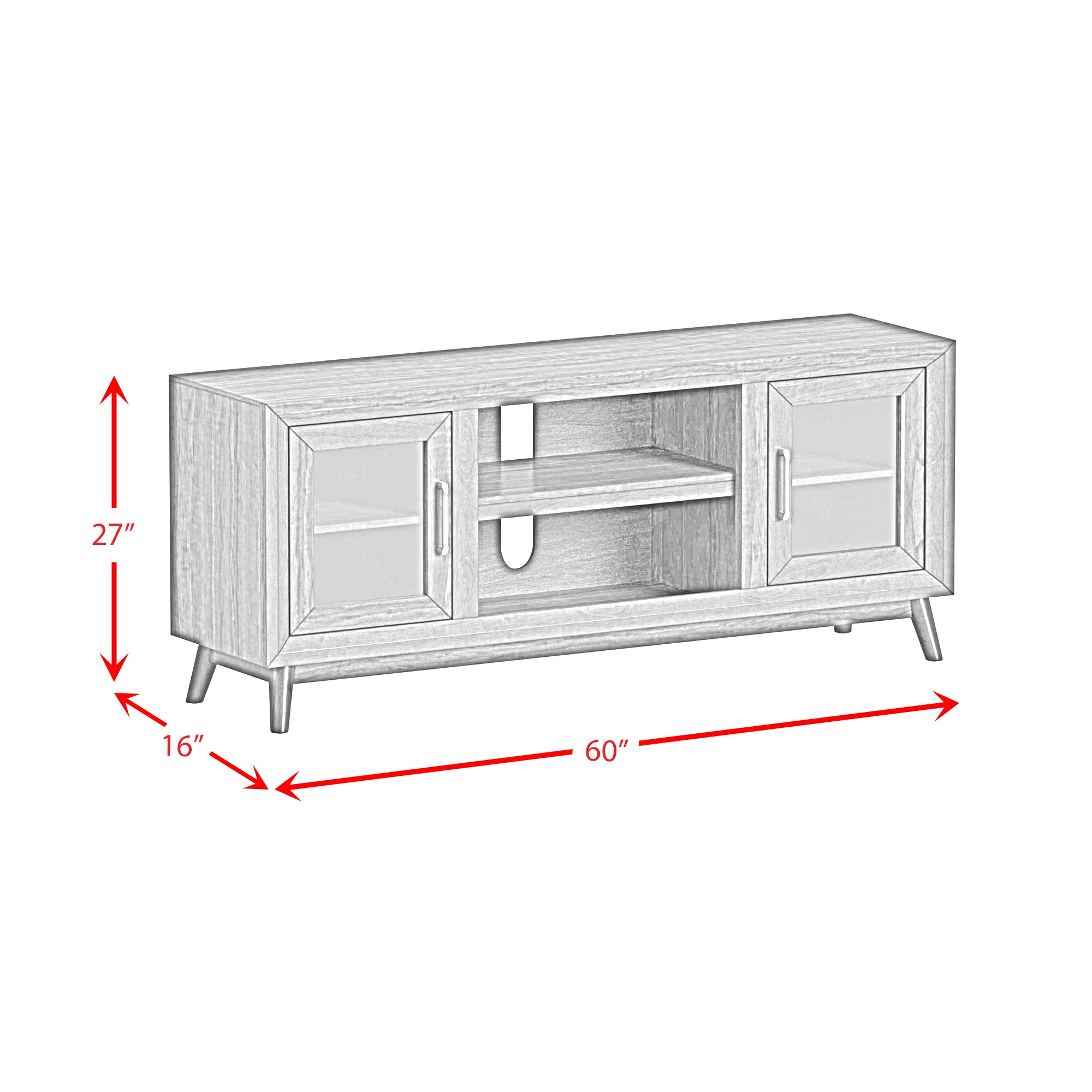 Santa Barbara 60" Tv Console