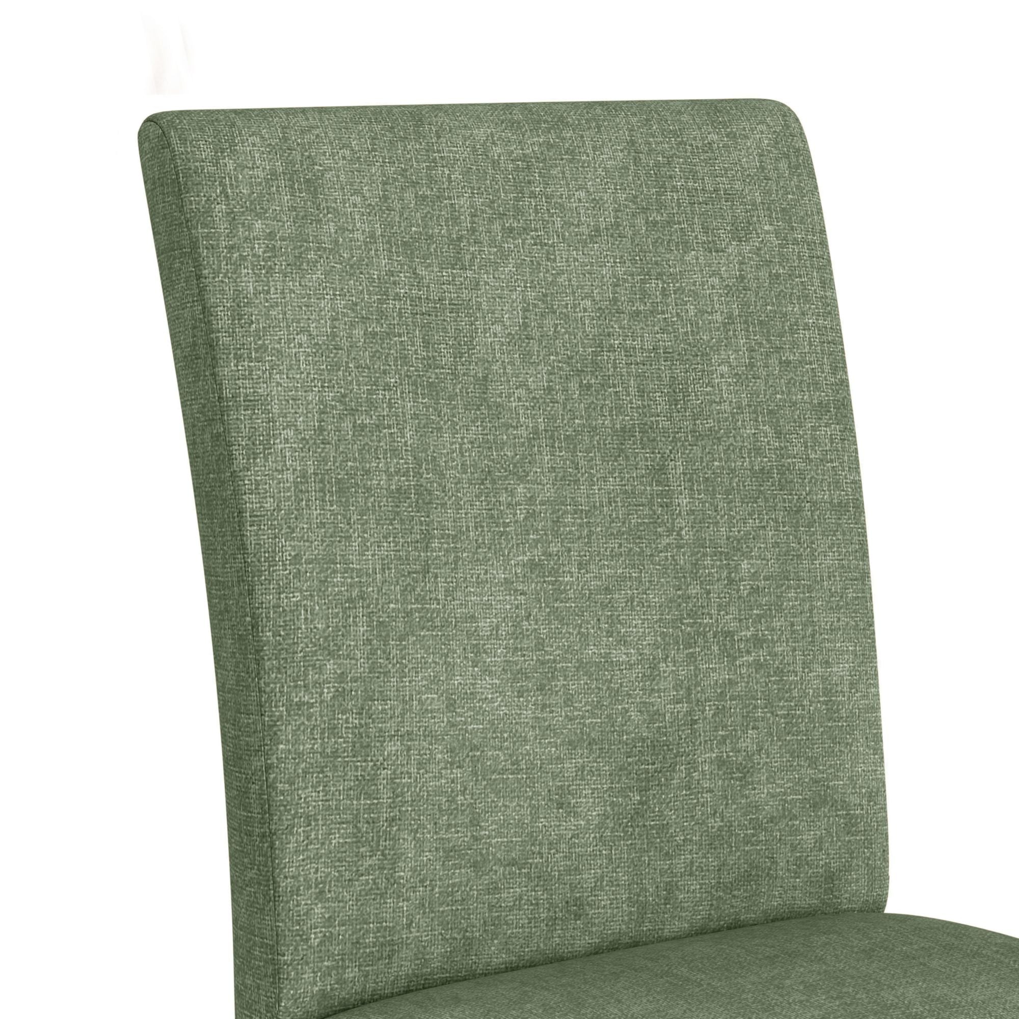 Santa Barbara Dining Side Chair With Avocado Fabric In Walnut (2 Per Carton)