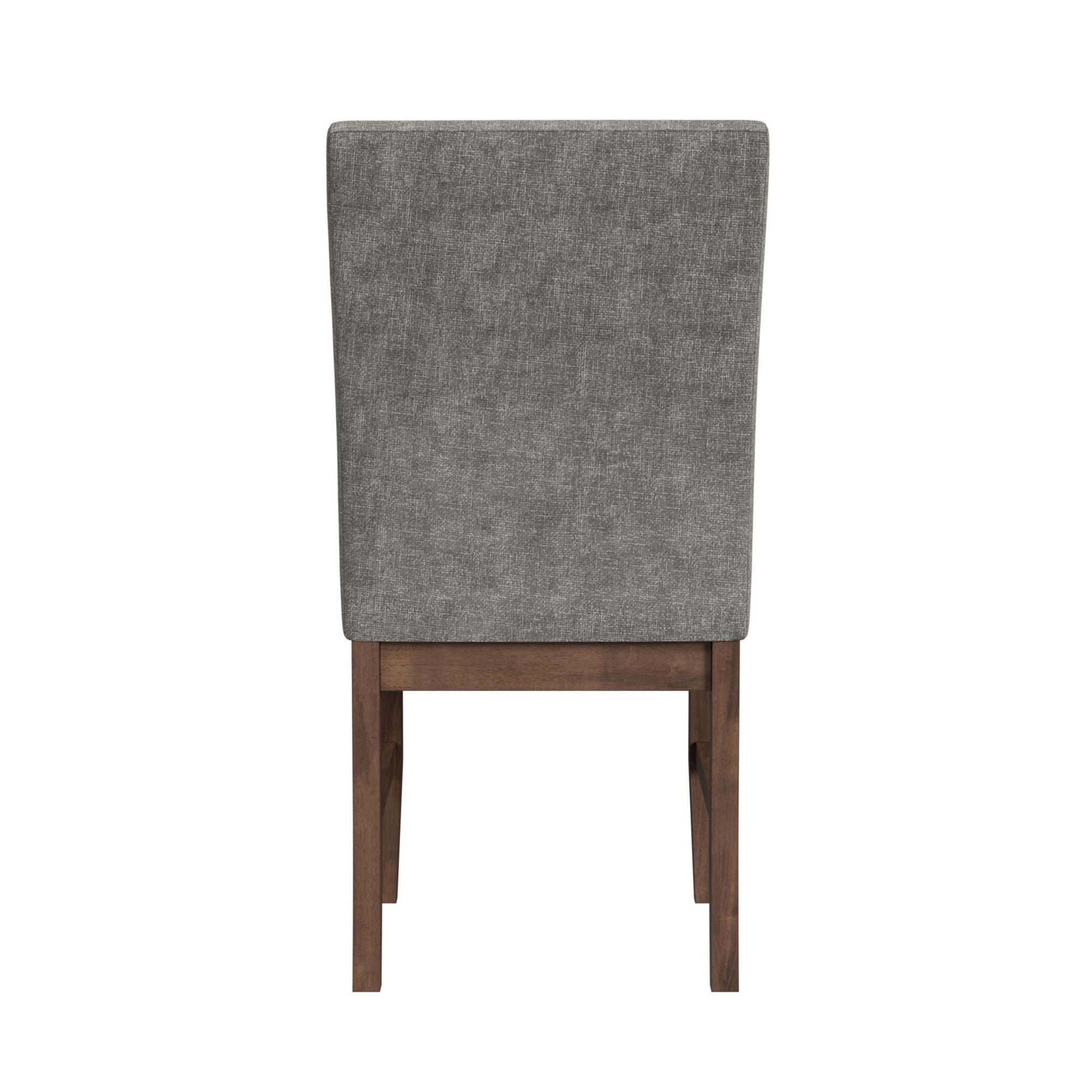 Santa Barbara Dining Side Chair With Dark Grey Fabric In Walnut (2 Per Carton)
