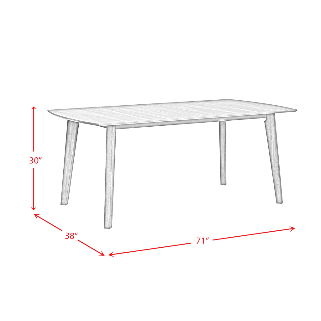 Santa Barbara Rectangular Dining Table In Walnut