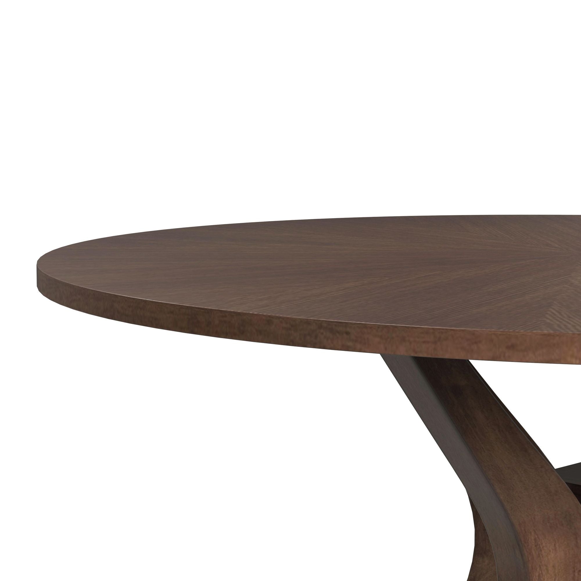 Santa Barbara Round Dining Table In Walnut