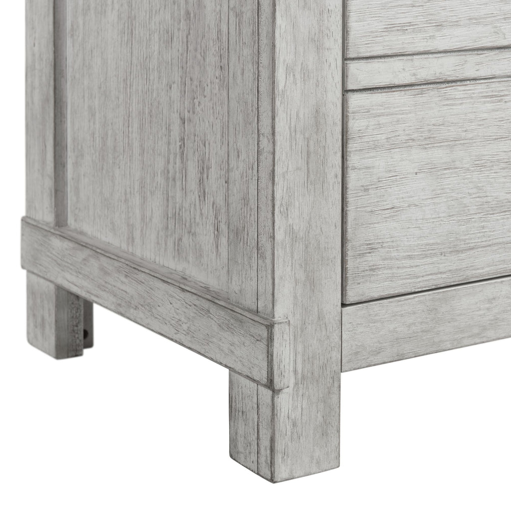 Scott Nightstand w/Usb White Finish
