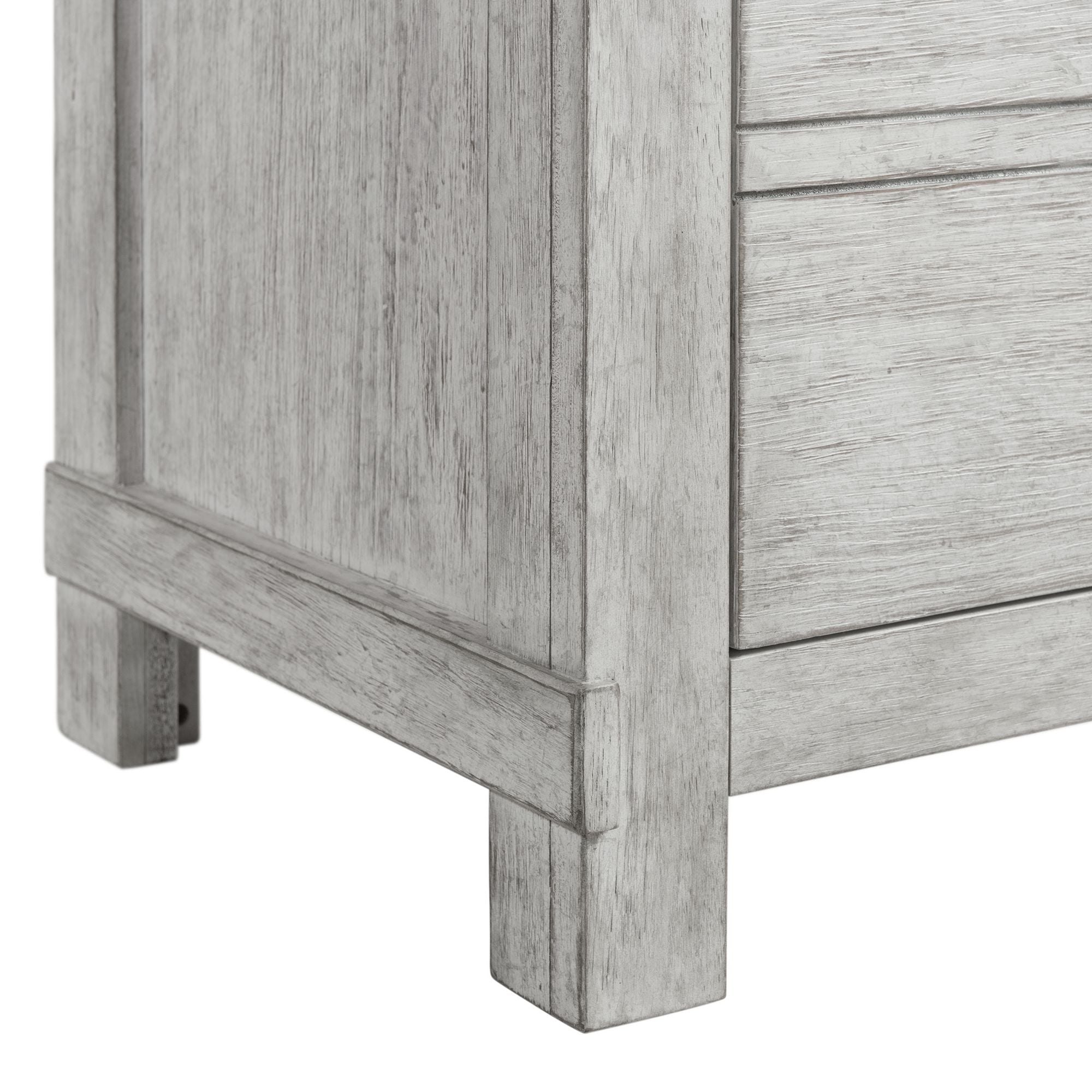 Scott Nightstand w/Usb White Finish