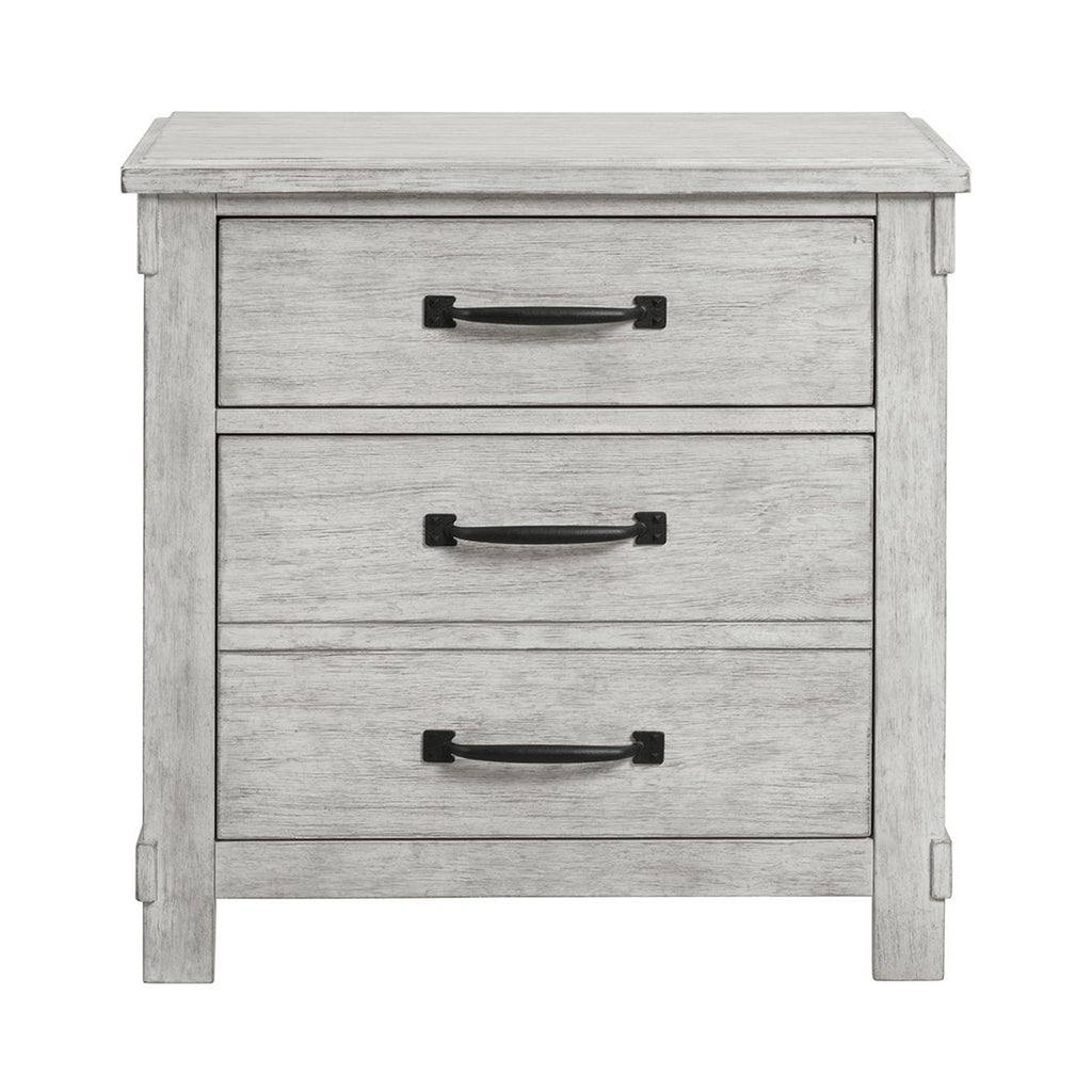 Scott Nightstand w/Usb White Finish