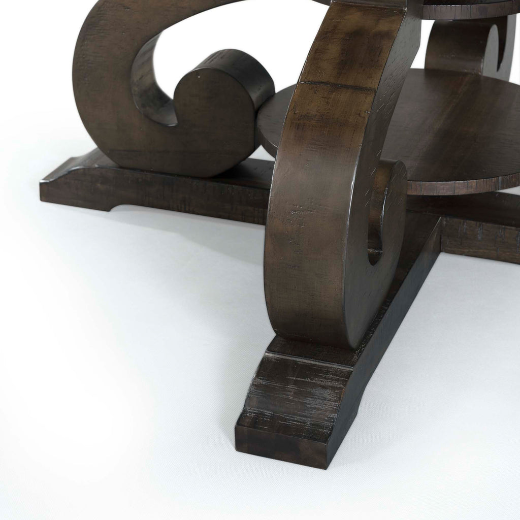 Stone Round Dining Table w/PU Base
