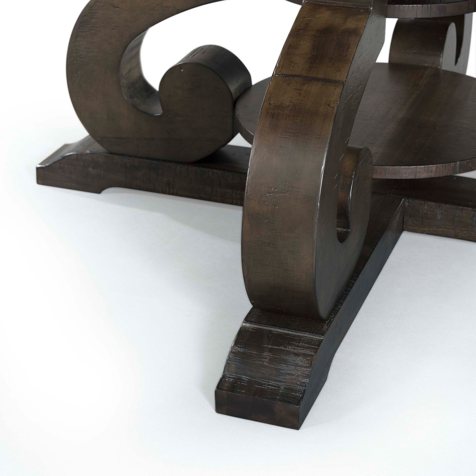 Stone Round Dining Table w/PU Base
