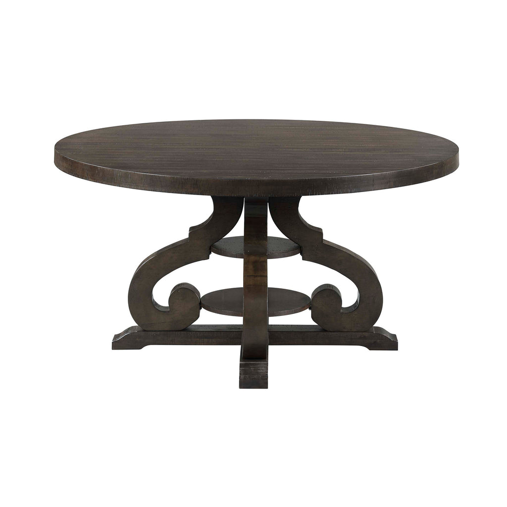 Stone Round Dining Table w/PU Base
