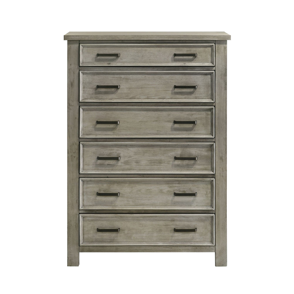 Sullivan 6-Drawer Chest In Drift Grey