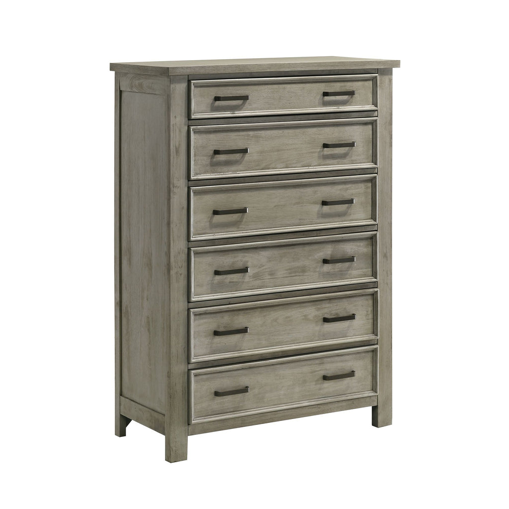 Sullivan 6-Drawer Chest In Drift Grey