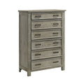 Sullivan 6-Drawer Chest In Drift Grey