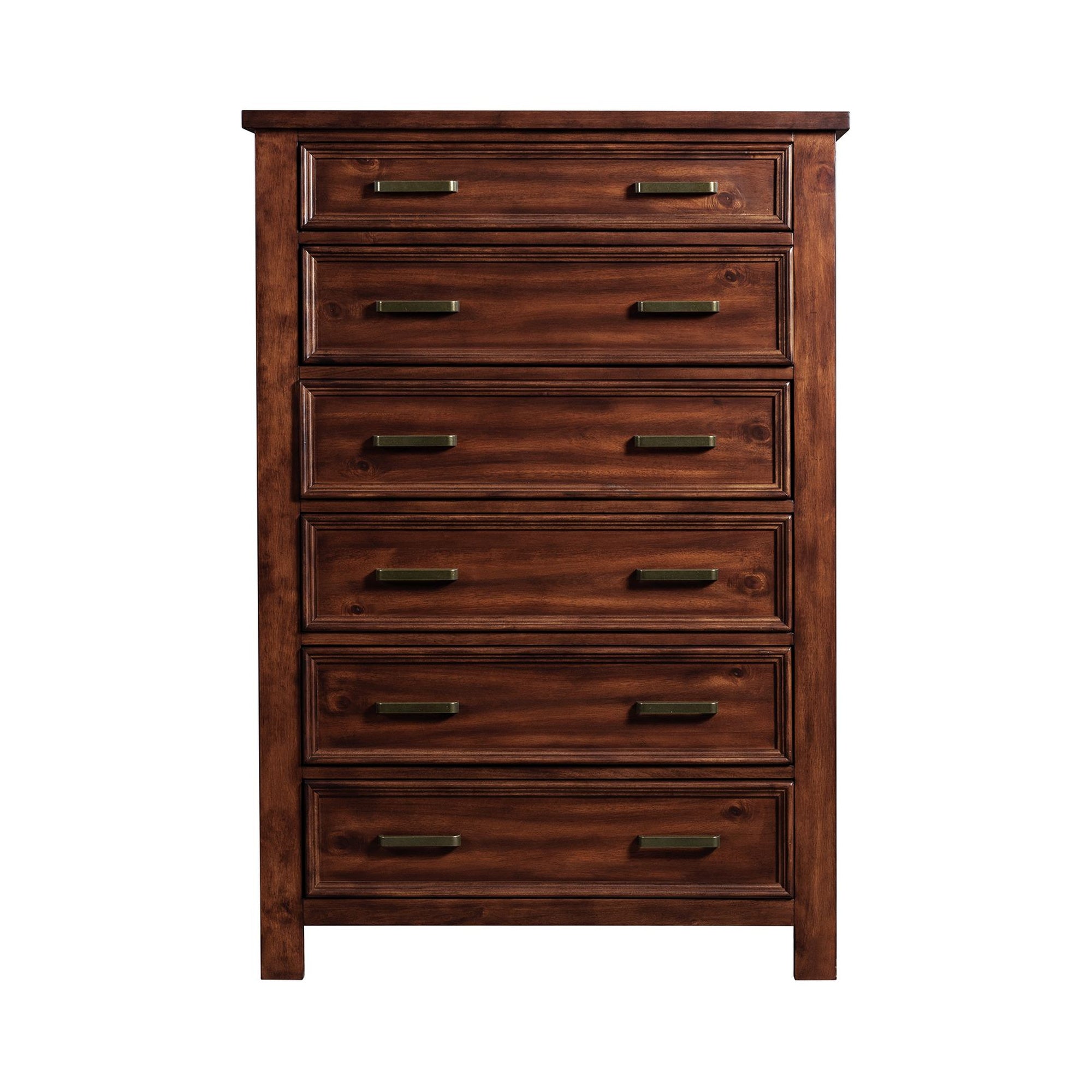 Sullivan 6-Drawer Chest In Rich Cherry