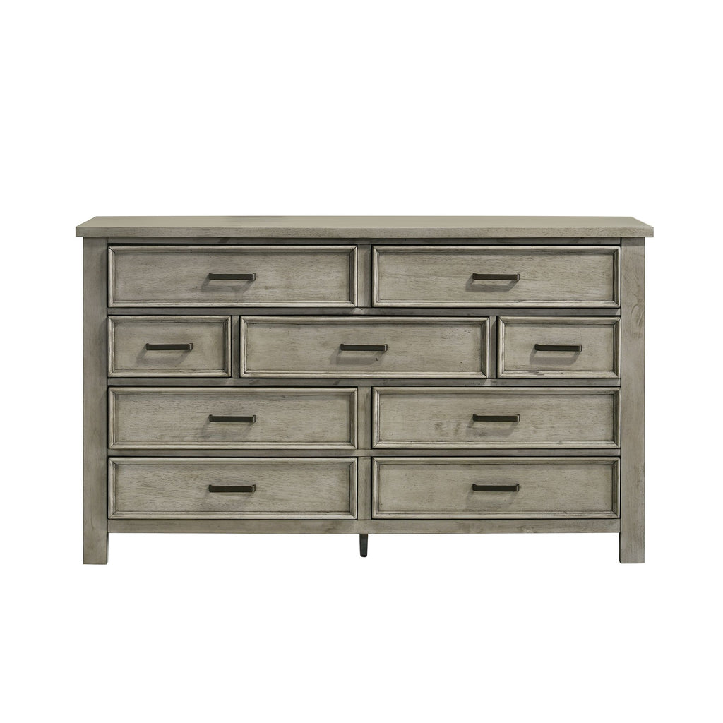 Sullivan 9-Drawer Dresser In Drift Grey