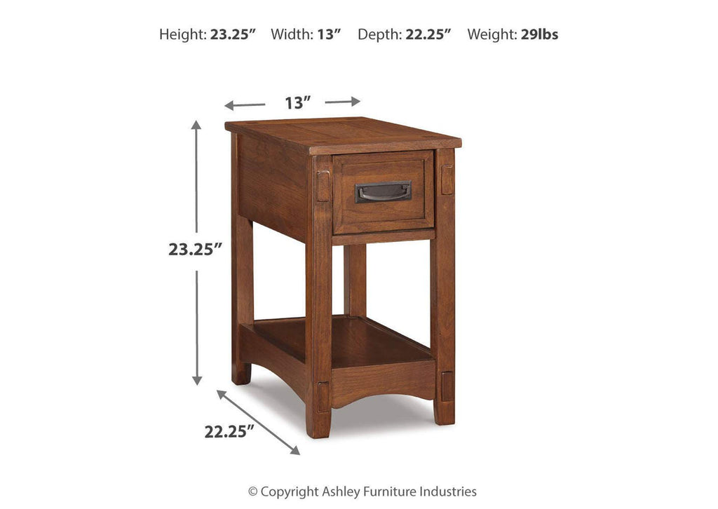 Breegin 2 End Tables dimensions