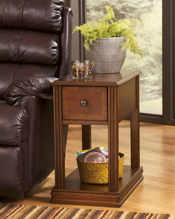 Breegin Chairside End Table in Brown