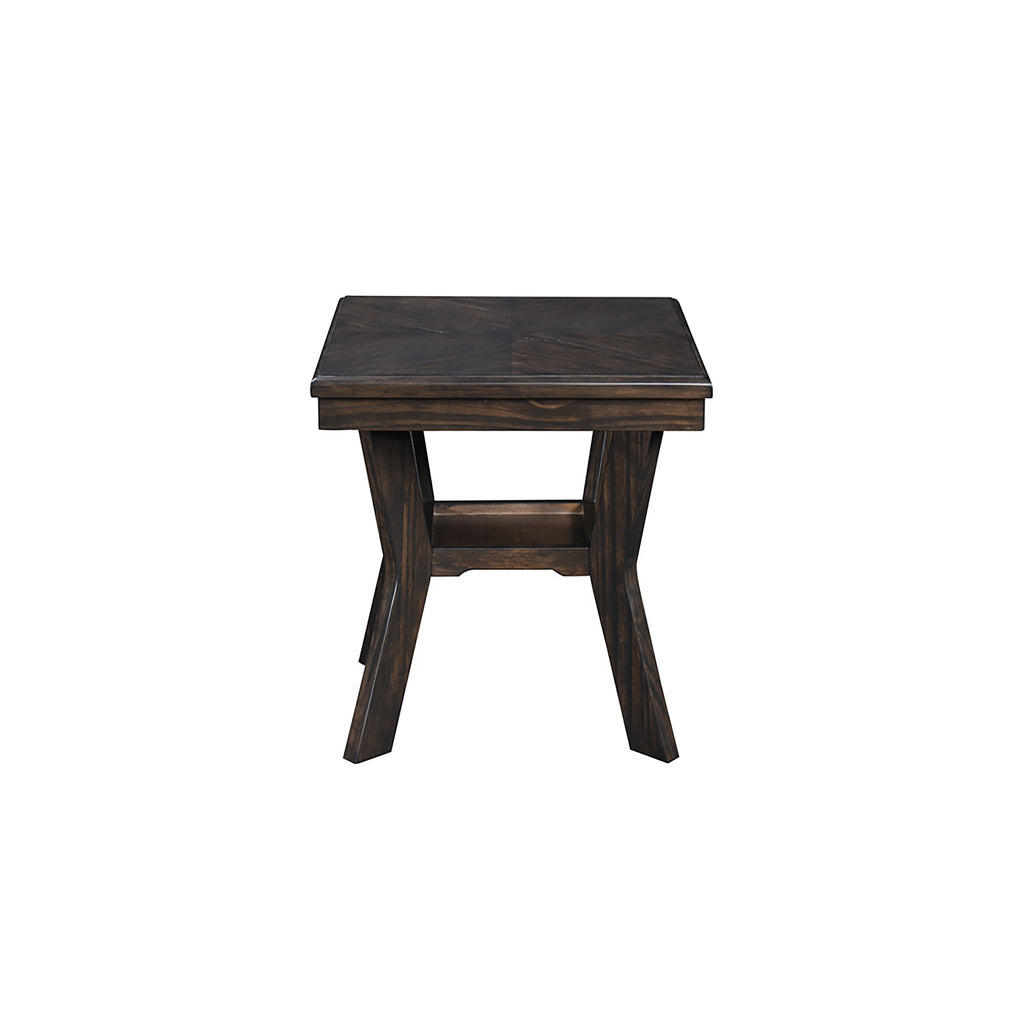 Gia 3 Piece Occasional Set- 1 Coffee & 2 End Tables-Brown