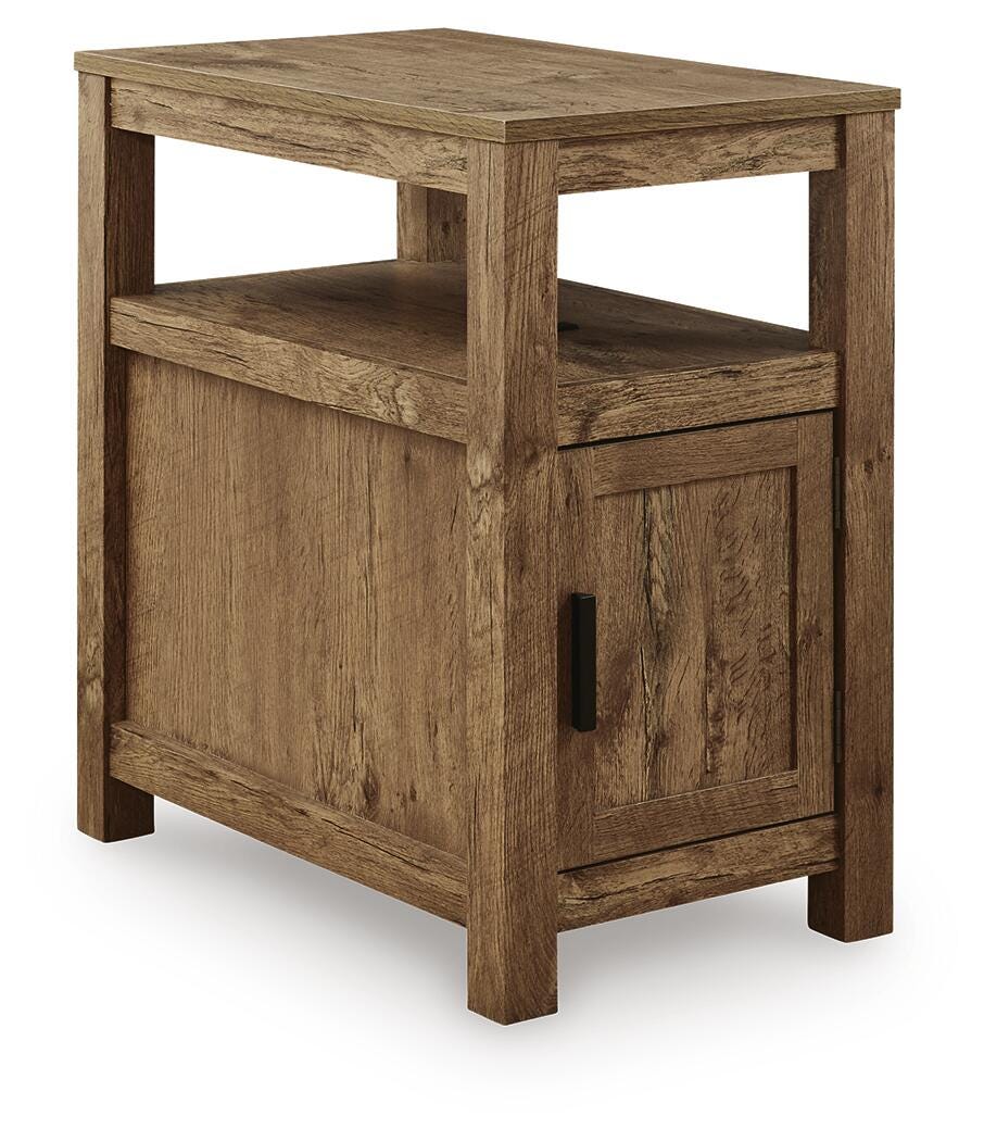 Fendenmore Chairside End Table in Brown, closed view