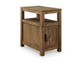 Fendenmore Chairside End Table in Brown, closed view