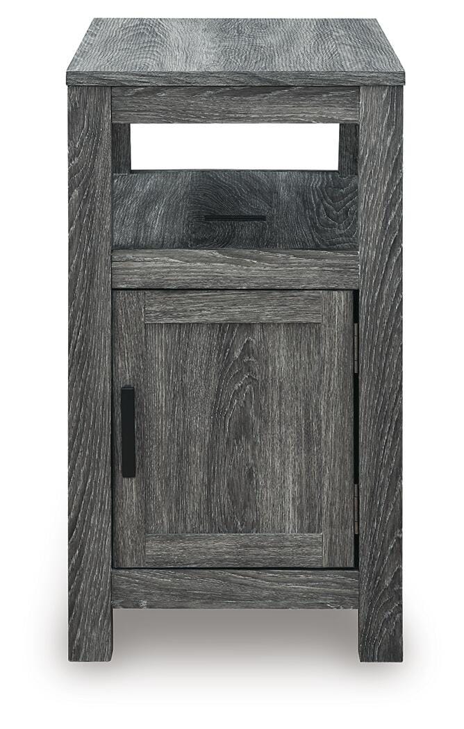 Fendenmore Chairside End Table in Brown/Gray, front view