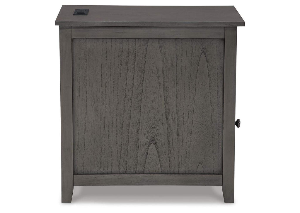 Treytown Chairside End Table side view