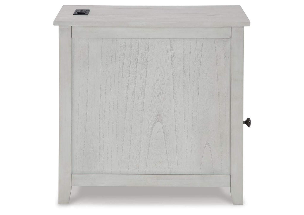 Treytown Chairside End Table side view