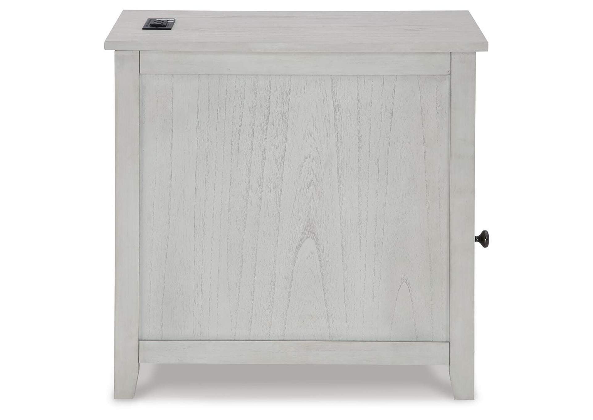 Treytown Chairside End Table side view