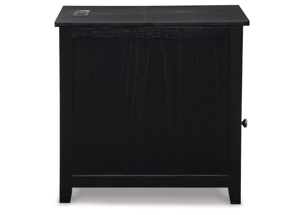 Treytown Chairside End Table side view