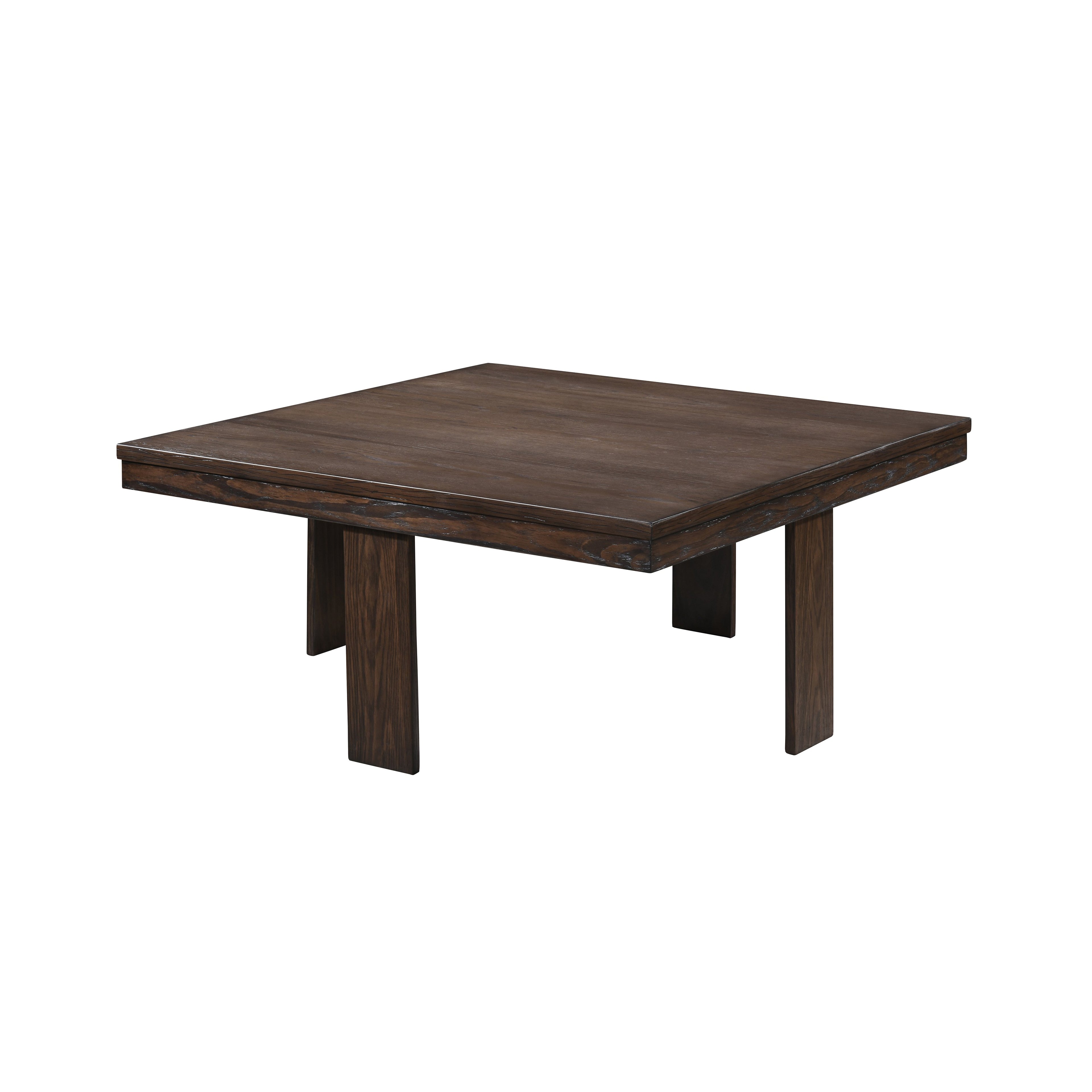 Paxton 5 Pc Storage Coffee Table W/ 4 Tuck-In Ottomans-Dk Bro