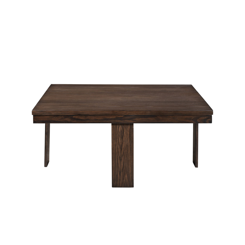 Paxton 5 Pc Storage Coffee Table W/ 4 Tuck-In Ottomans-Dk Bro