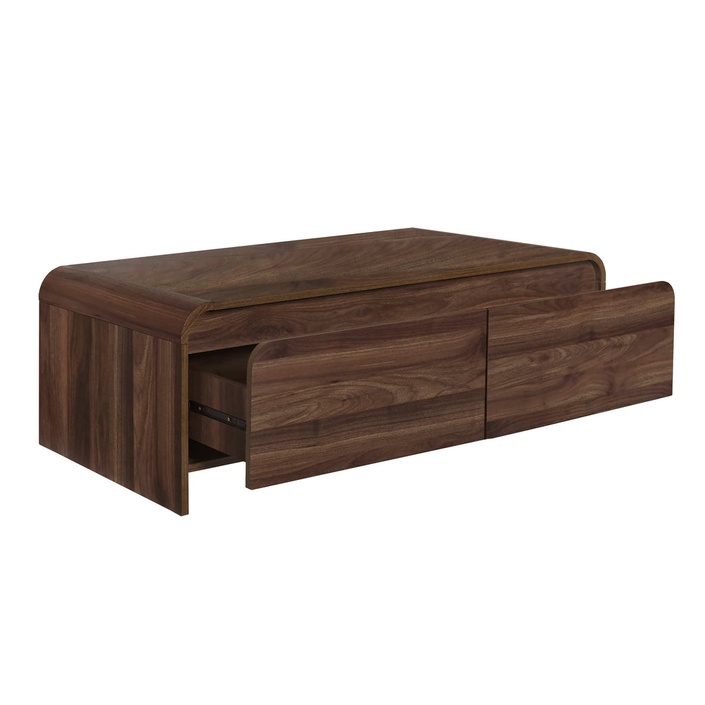 Mara Cocktail Table-Walnut