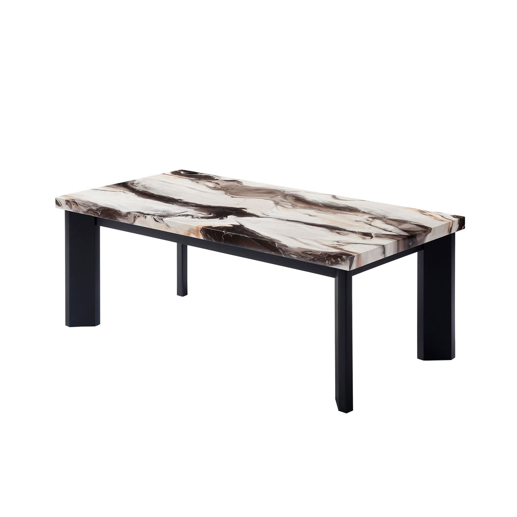 Strata Faux Marble 3 Pc Occasional Set- 1 Coffee & 2 End Tabl