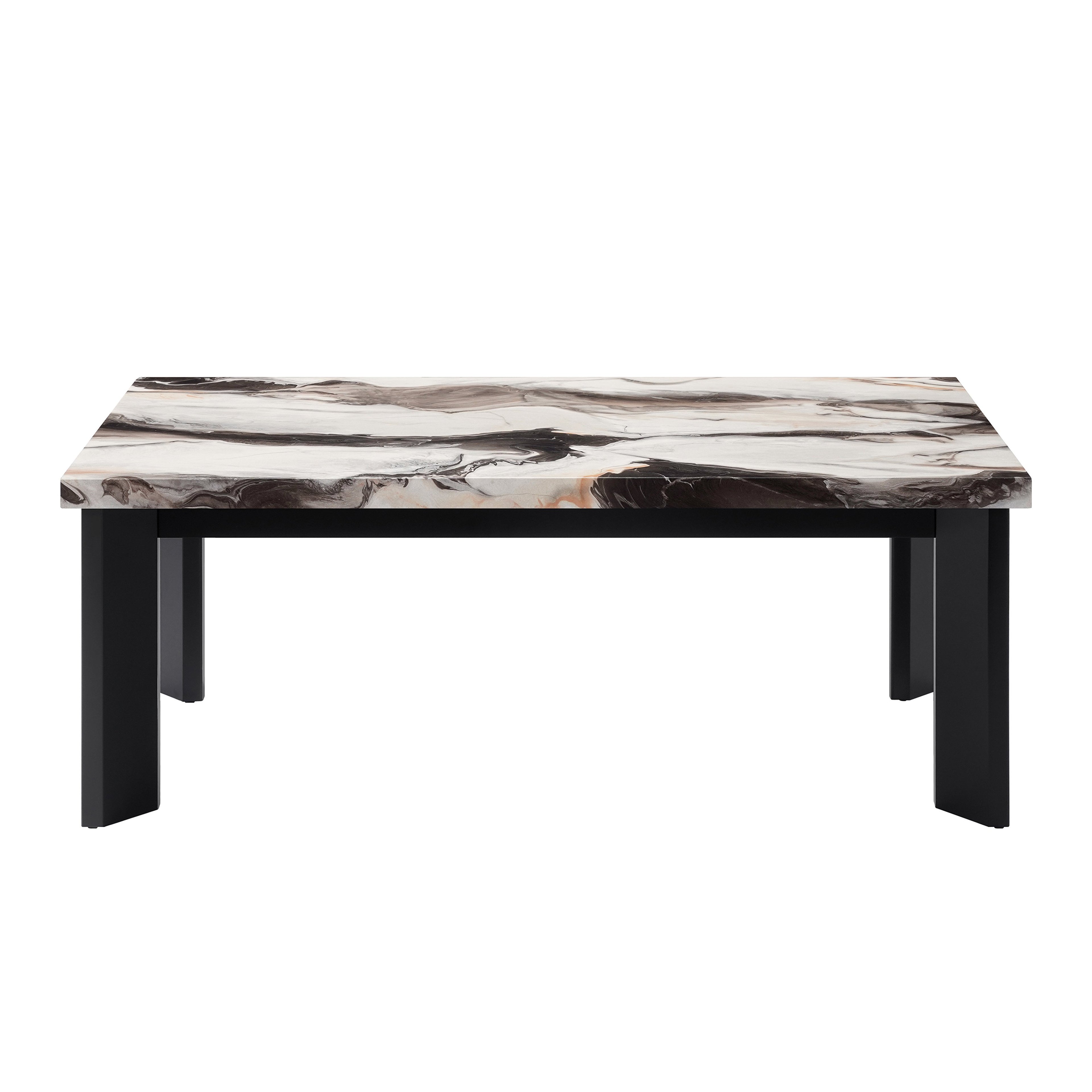 Strata Faux Marble 3 Pc Occasional Set- 1 Coffee & 2 End Tabl