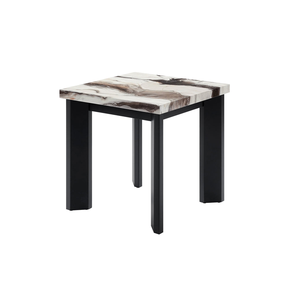 Strata Faux Marble 3 Pc Occasional Set- 1 Coffee & 2 End Tabl