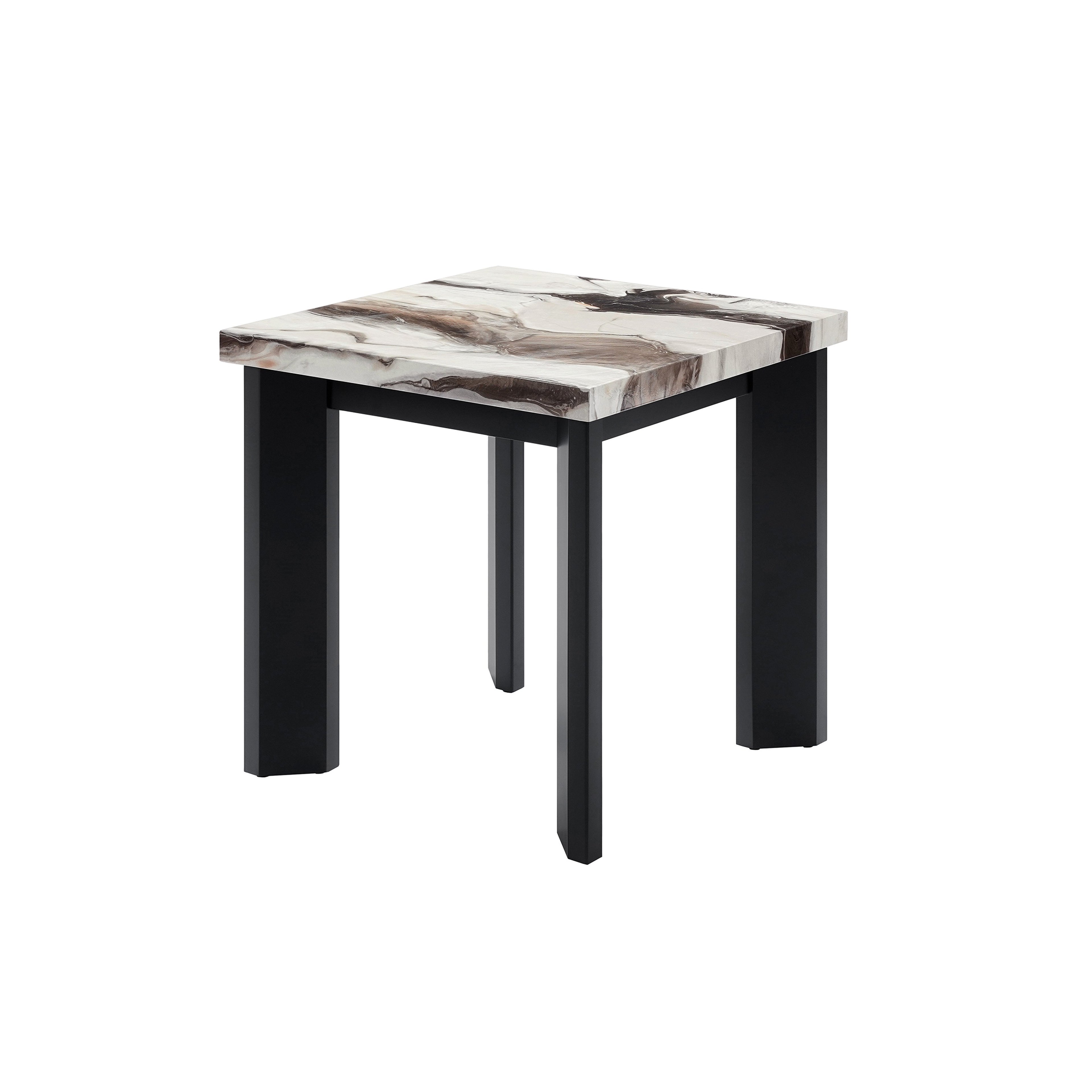 Strata Faux Marble 3 Pc Occasional Set- 1 Coffee & 2 End Tabl