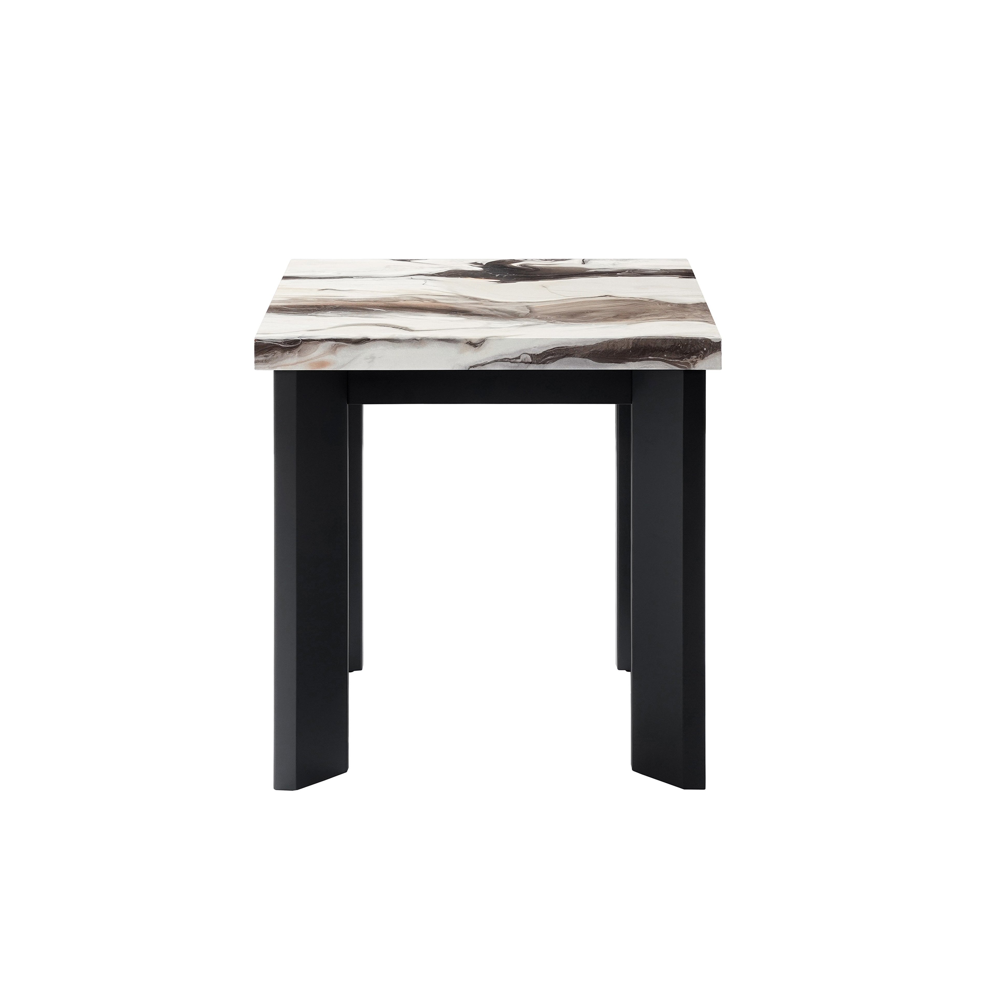 Strata Faux Marble 3 Pc Occasional Set- 1 Coffee & 2 End Tabl