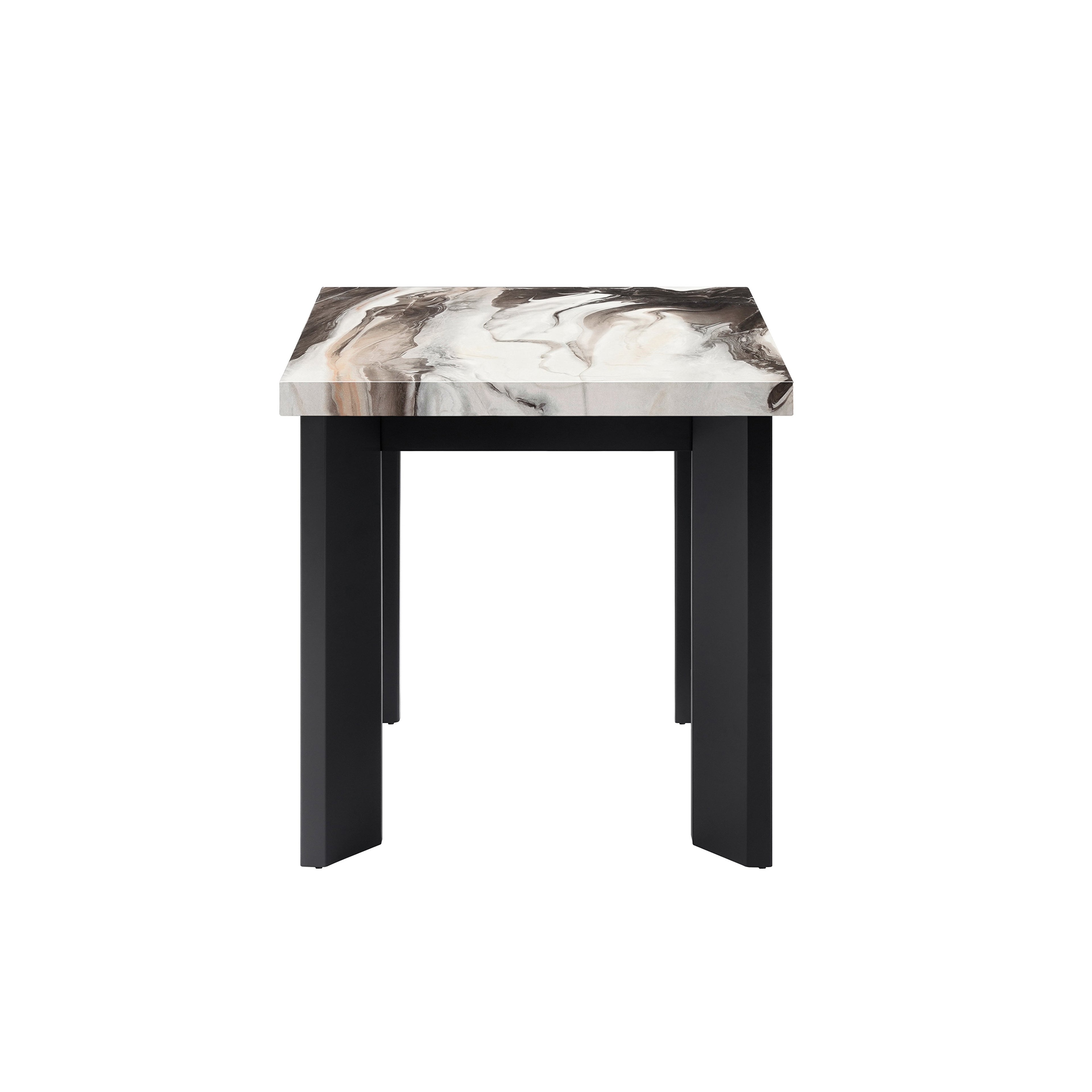 Strata Faux Marble 3 Pc Occasional Set- 1 Coffee & 2 End Tabl